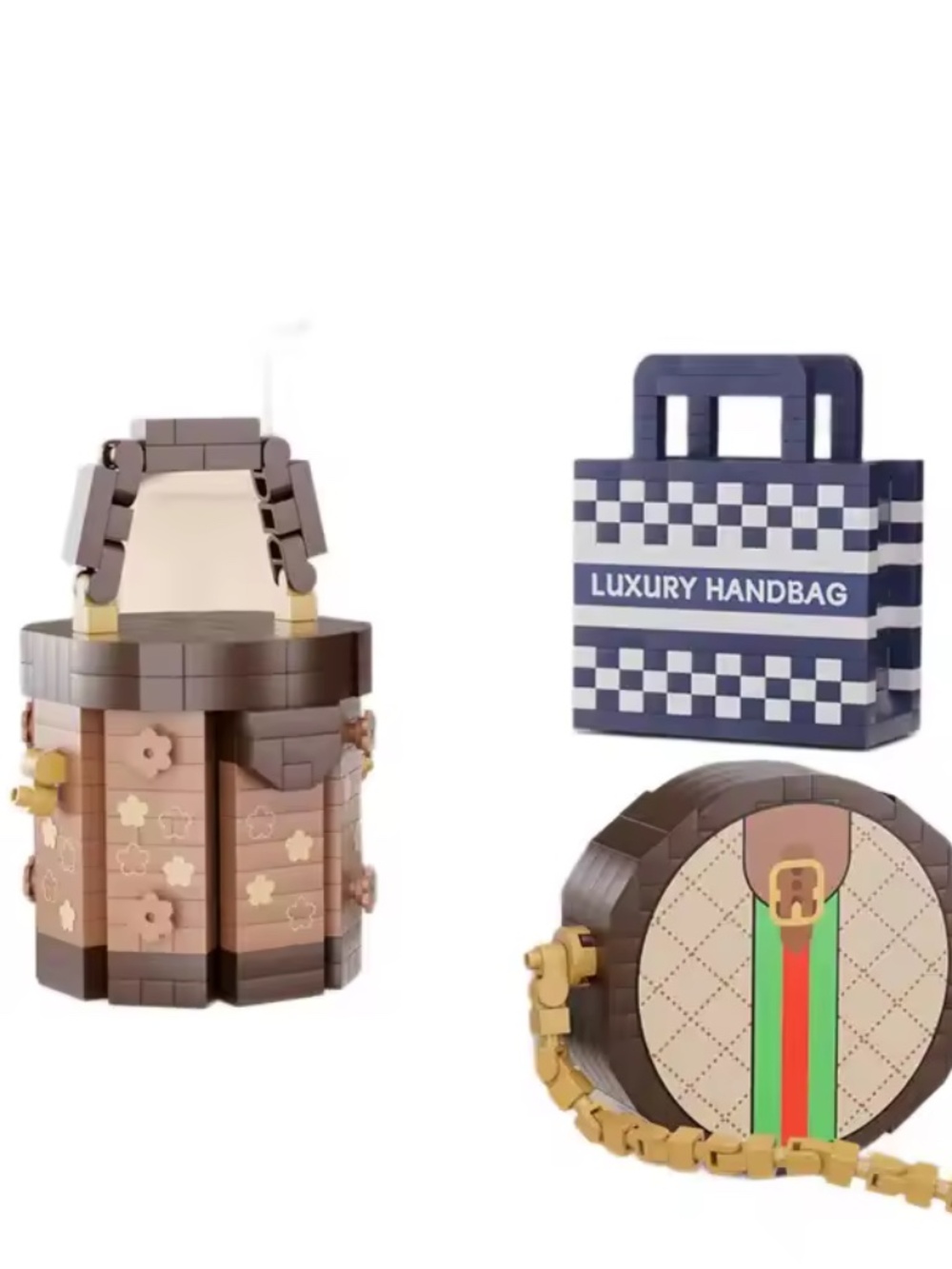 Fashion handbags building blocks in Round - Picture 7 of 10